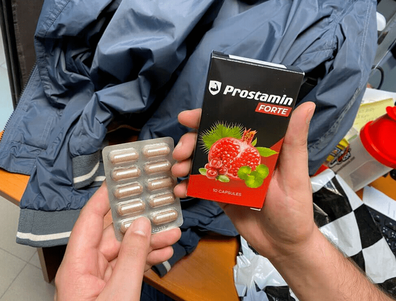 Aankomst van een pakket met Prostamin Forte