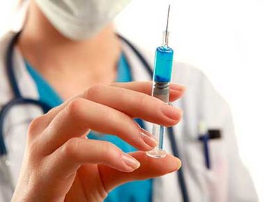 Injecties van prostatitis